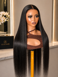 26" GlowMuse Luxury Straight Glueless Hair | Natural Black Human blended Hair