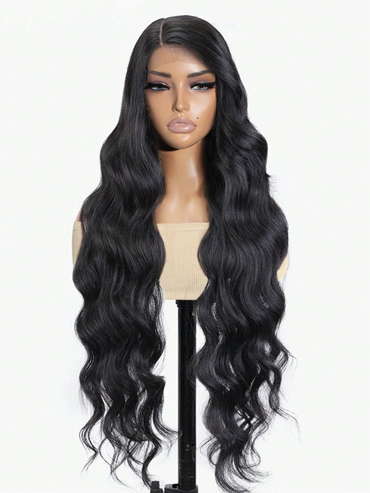 GlowMuse “Nia” 13x4 Lace Front Wig — Long Wavy Synthetic Hair Wig
